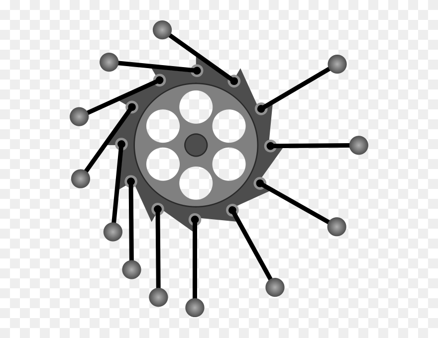 Overbalanced Wheel - Perpetual Motion Machine Png Clipart