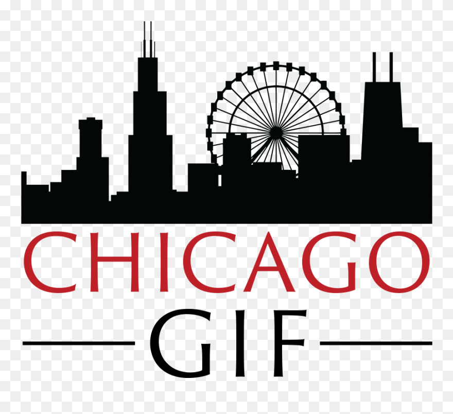 Chicago Sky Line Drawing Clipart