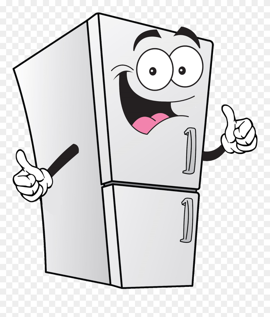 Refrigerator Cartoon Png Clipart