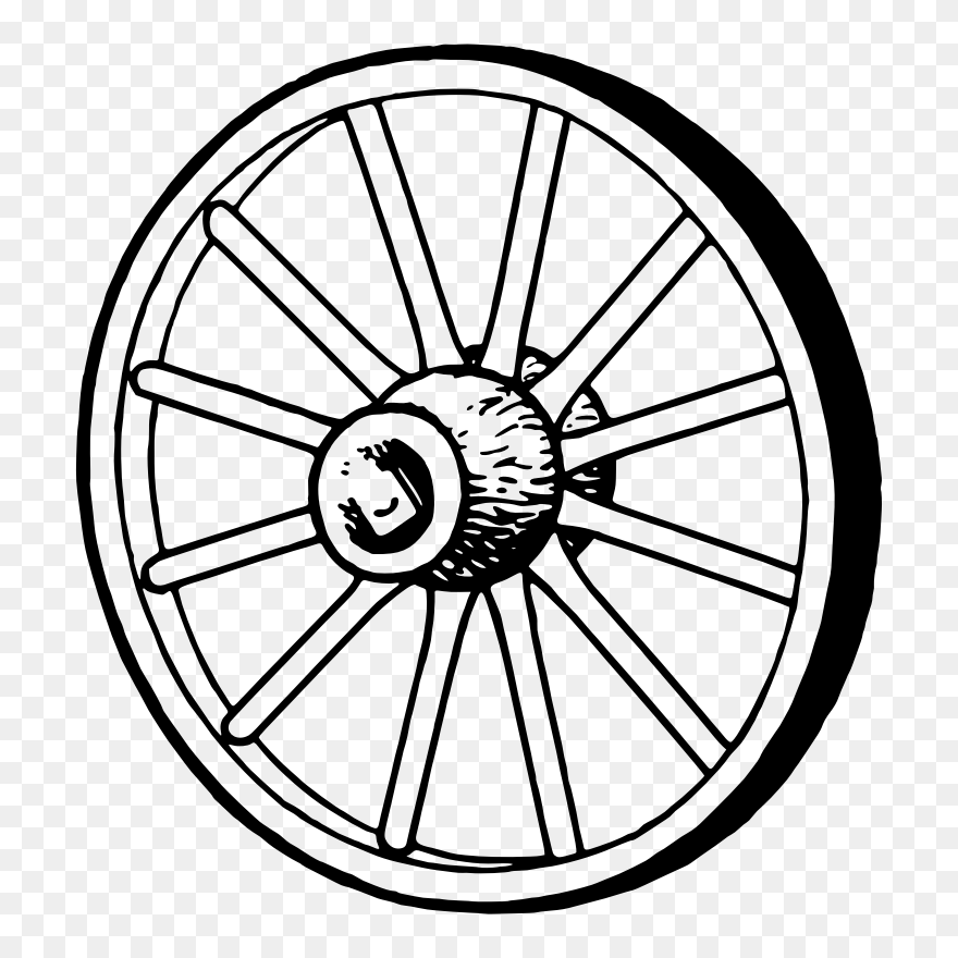 Drawing At Getdrawings Com - Wheel And Axle Clipart Black And White - Png Download