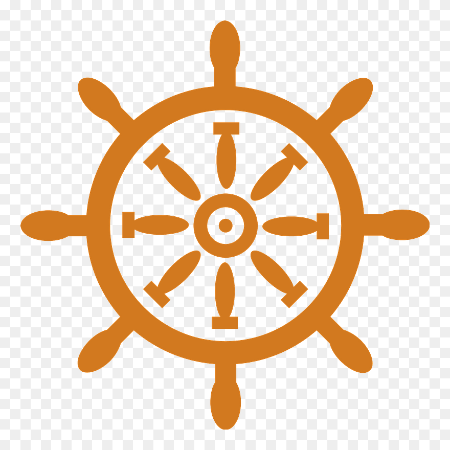 Helm Clipart - Captains Wheel Clip Art - Png Download