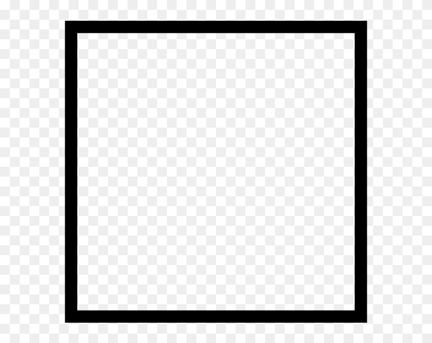 Square Clipart Black And White - Circle - Png Download