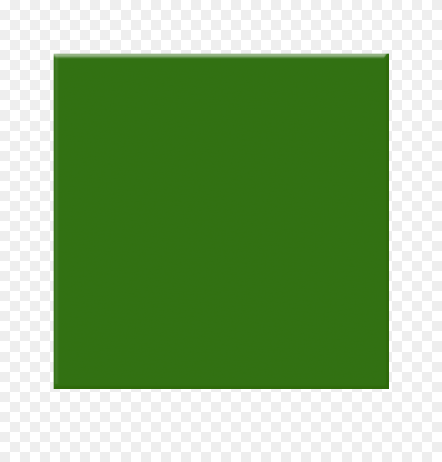 Green Square Shape Clipart - Paper Product - Png Download