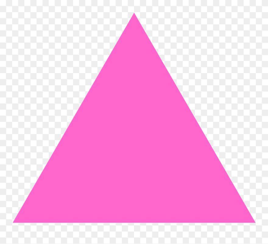 Images Free Graphics - Pink Triangle Png Clipart