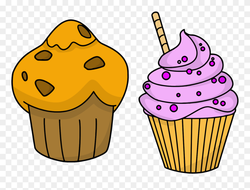 Food Clipart Cupcake - Muffin Clipart - Png Download