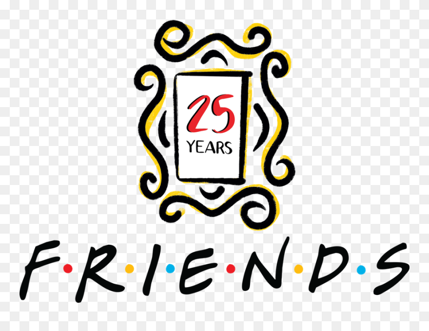 Friends Pop - Friends 25 Years Anniversary Clipart