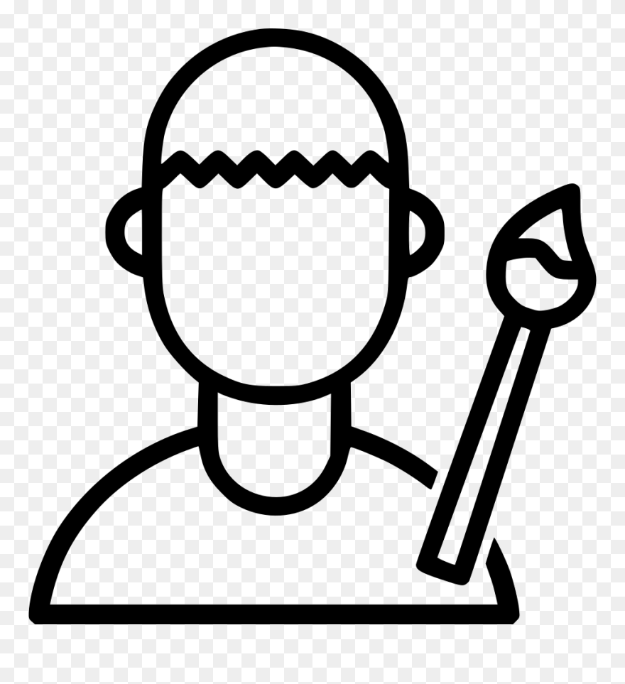 Painter Painting Paint Art Clipart , Png Download - Farmer Icon Png Transparent Png