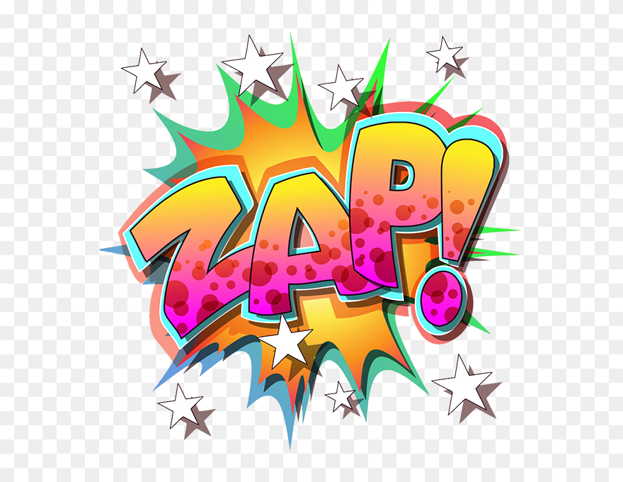 Change, Art Comics Yellow Stars, Book Pop Clipart - Onomatopeyas En Los Comics - Png Download