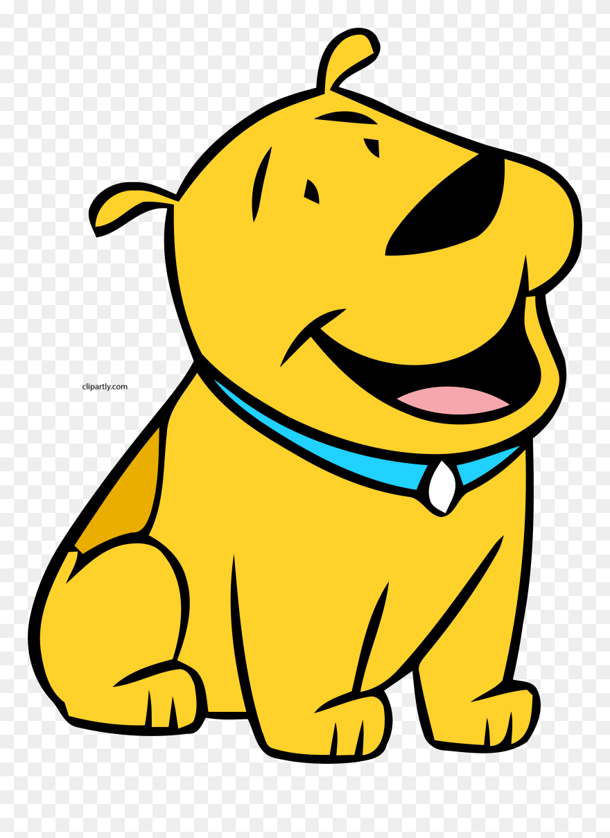 Yellow Dog Clipart - Png Download