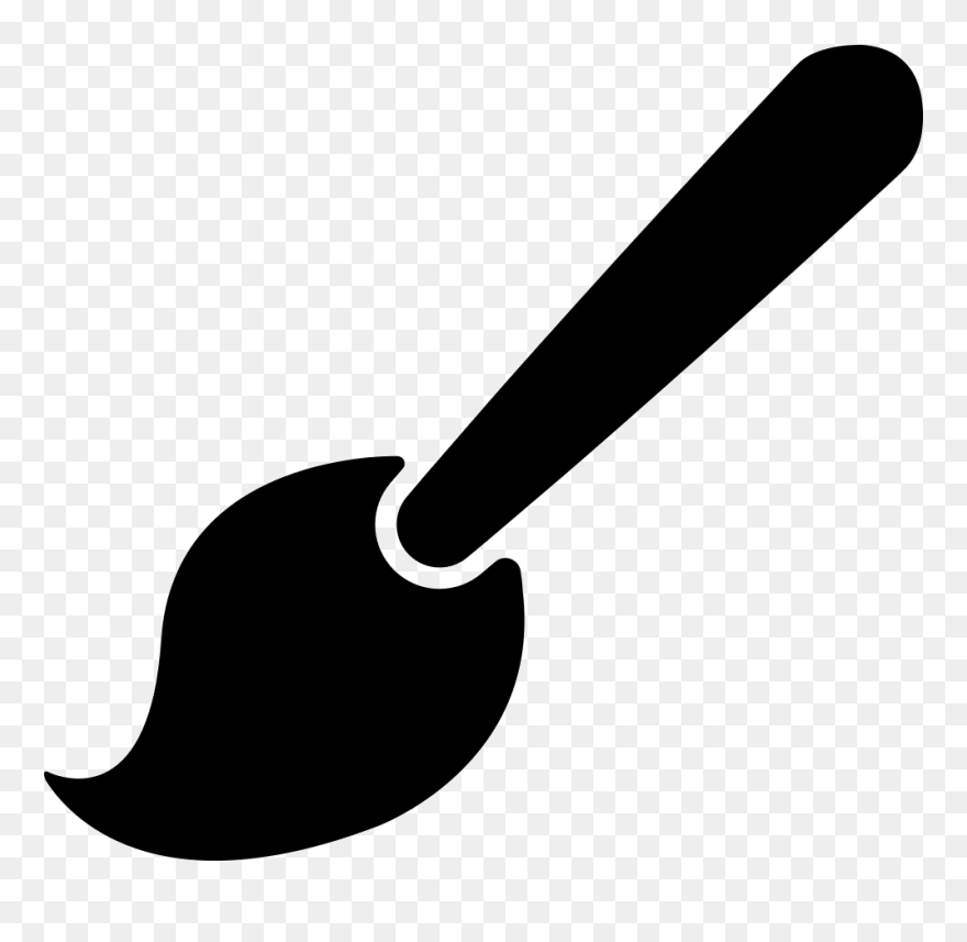 Paintbrush Silhouette Png - Paint Brush Silhouette Png Clipart