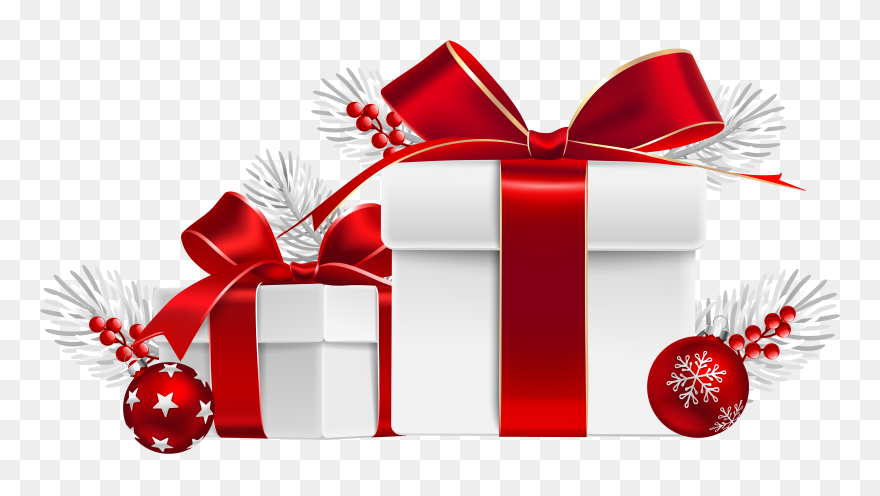 Christmas Gifts Transparent Clip Art Image , Png Download - Transparent Christmas Presents Png
