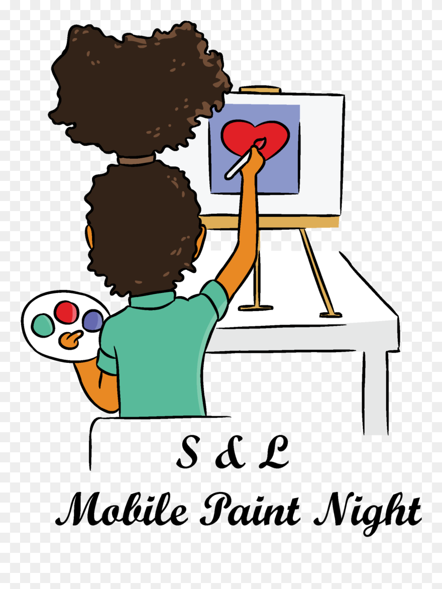 Painting Clipart Art Subject - Date Night - Png Download