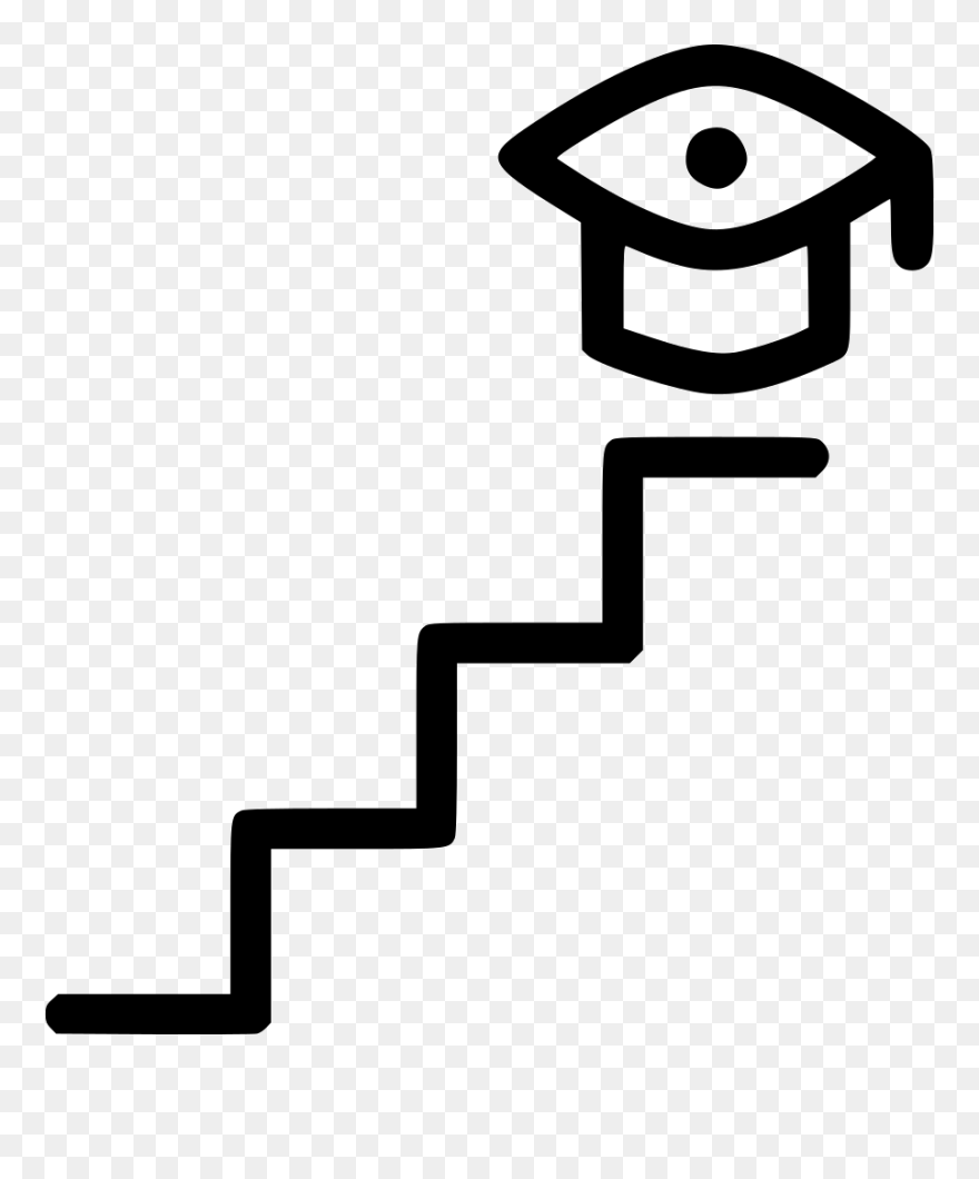 Transparent Ladder Clipart Png - Higher Studies Clipart Black And White