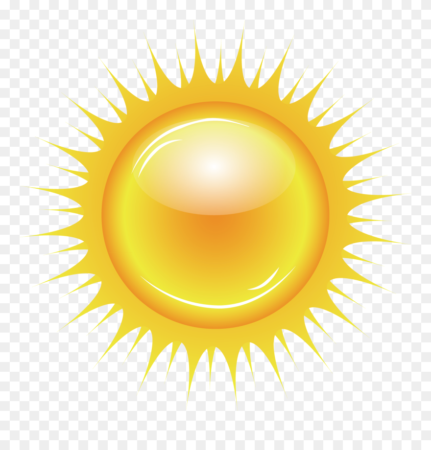 Vector Sun Sunshine Yellow Free Clipart Hd Clipart- - Transparent Sun Png Vector