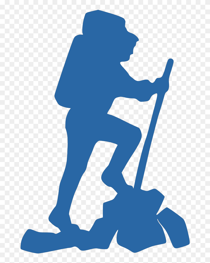 Hiker Svg Clip Arts - Hiker Clip Art - Png Download