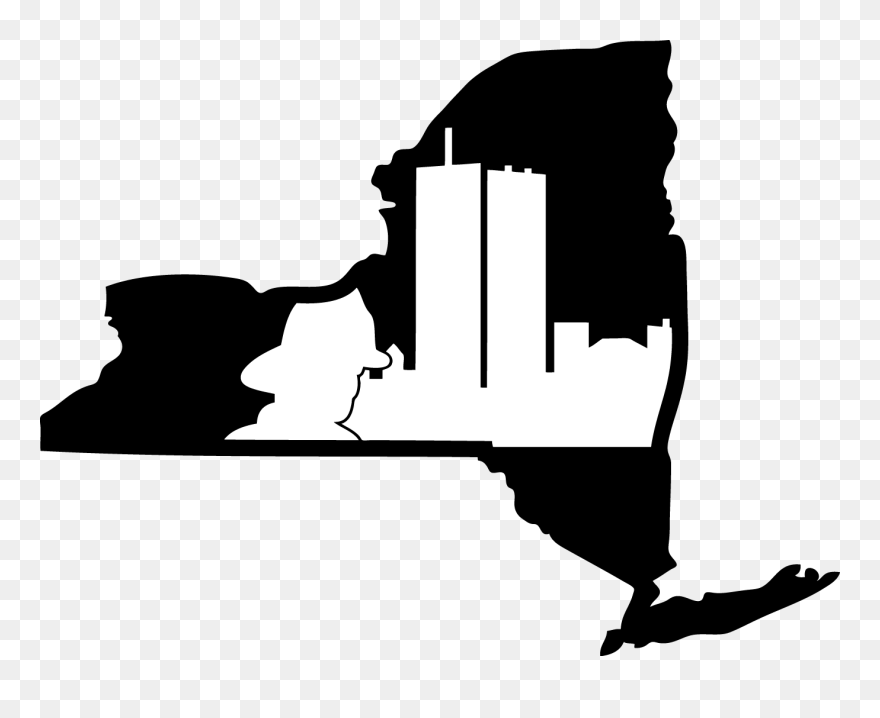 Clip Art New York State - Outline Of New York Colony - Png Download