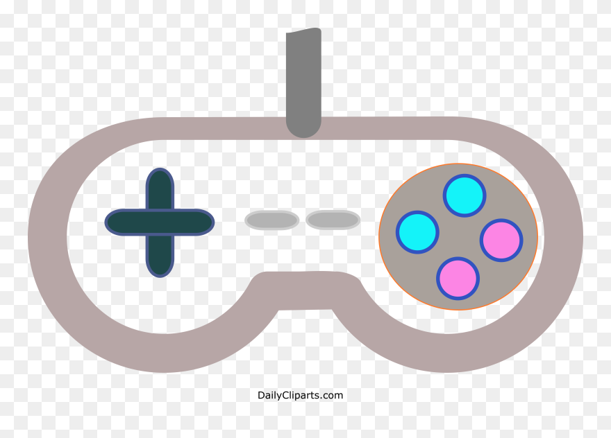 Game Controller Line Art Clipart