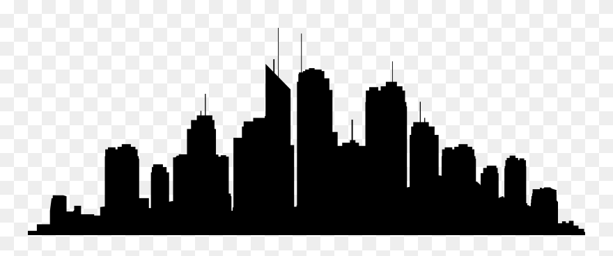 New York City Portable Network Graphics Clip Art Image - City Skyline Silhouette Logo - Png Download