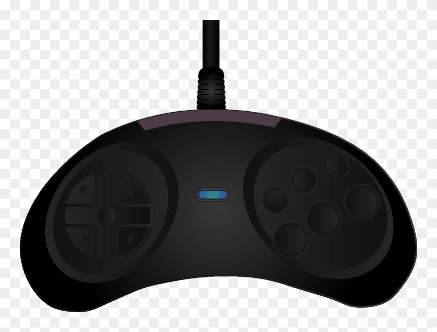 Sega Genesis Controller Clipart - Game Controller - Png Download