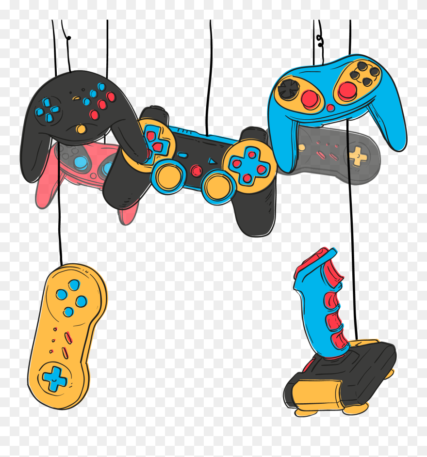 Video Game Game Controller Joystick Online Game - Video Games Png Clipart