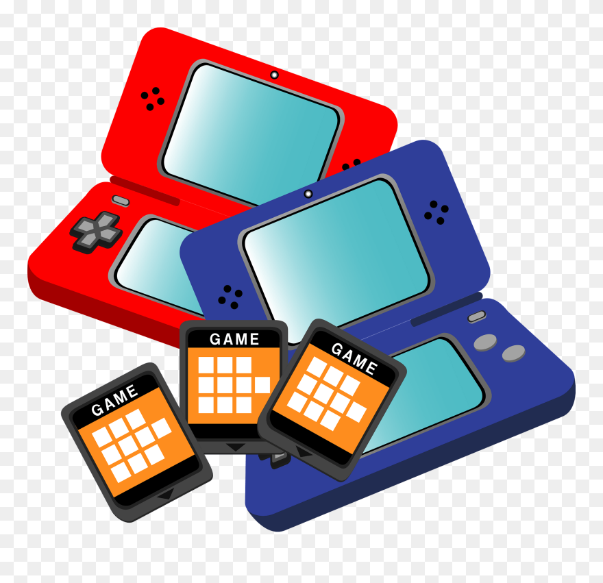 Nintendo Ds Clipart - Handheld Game Console - Png Download