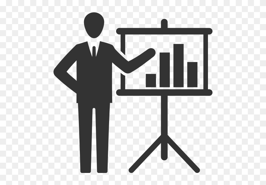 Presentation Clipart Black And White - Png Download