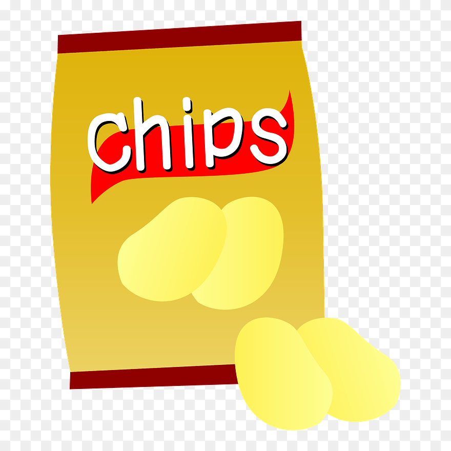 Potato Chips Clipart - ポテト チップス イラスト フリー - Png Download