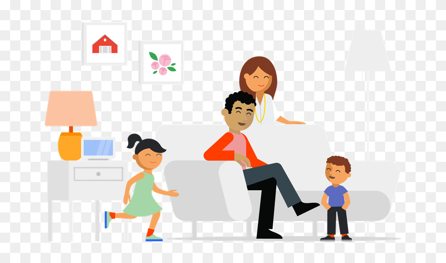 Google Assistant At Home Family "
 

 Sizes= - Parent Clipart