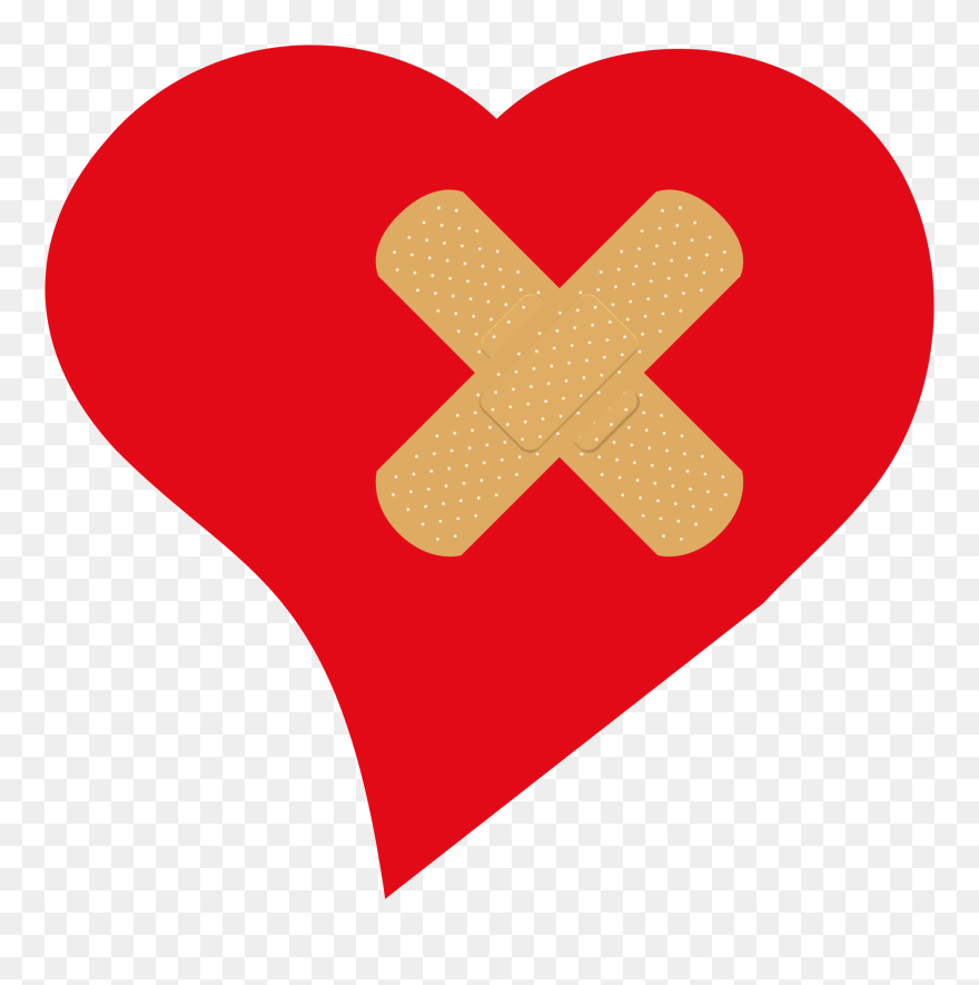 Heart With Bandage Clipart Clipart Black And White - Warren Street Tube Station - Png Download