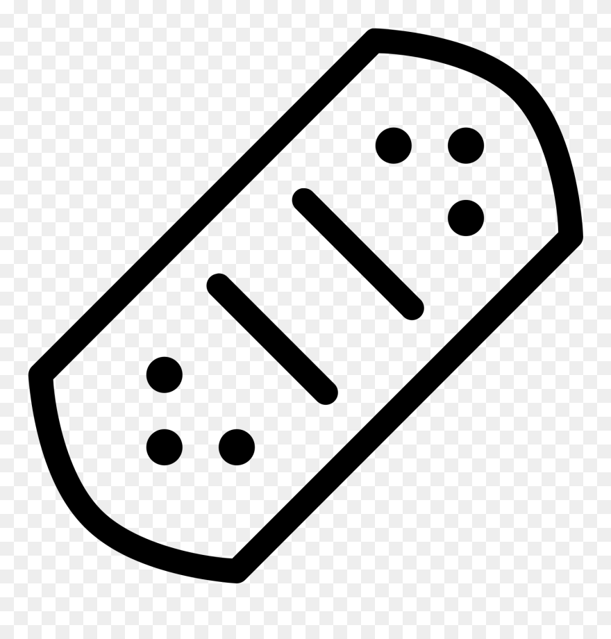 Transparent Bandaid Clipart Free - Vector Bandaid Png