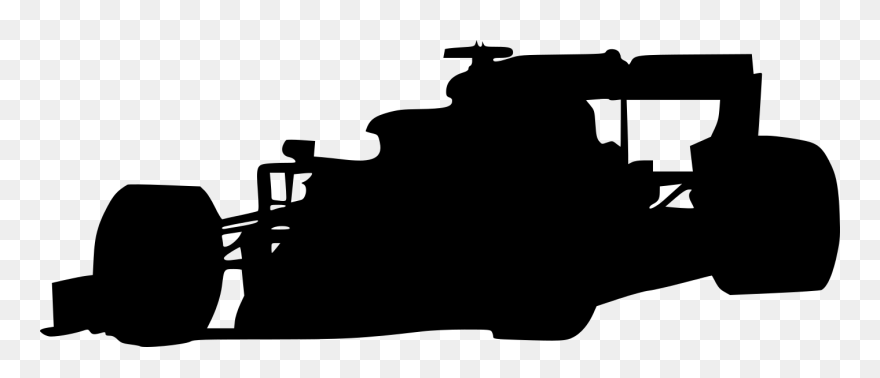 F1 Car Silhouette Png Clipart