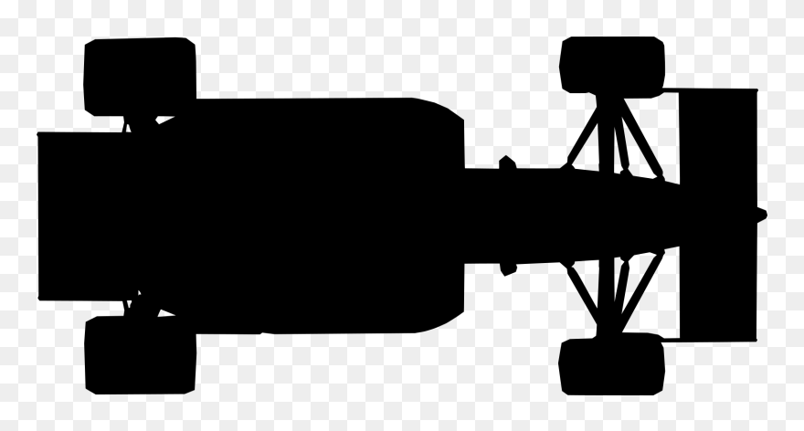 F1 Car Silhouette Png Clipart