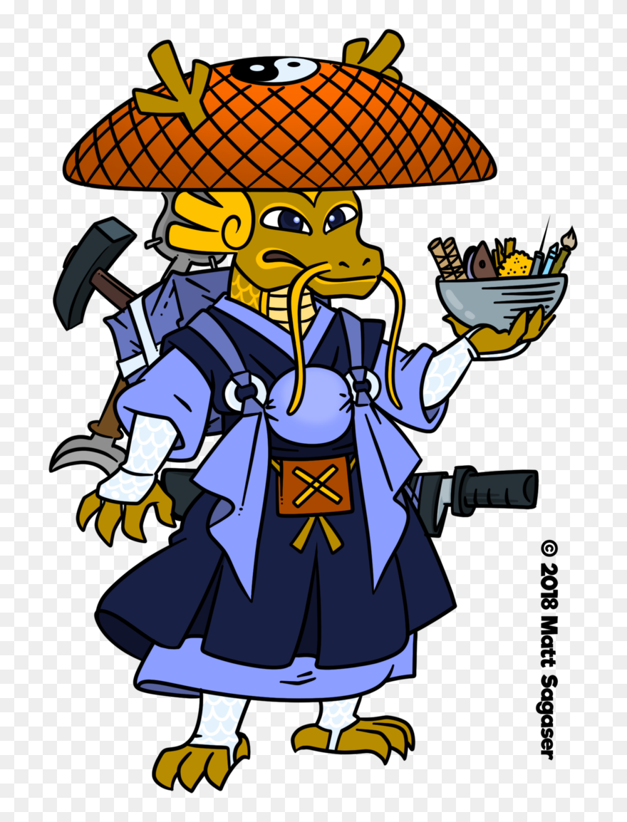 Cartoon Daimyo Drawing Clipart