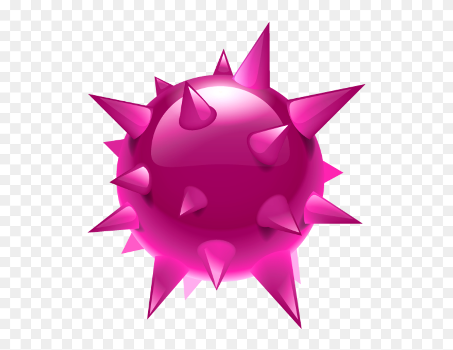 Virus Images Clkerm Vector Clip Art Online - Virus Icon Png File Transparent Png