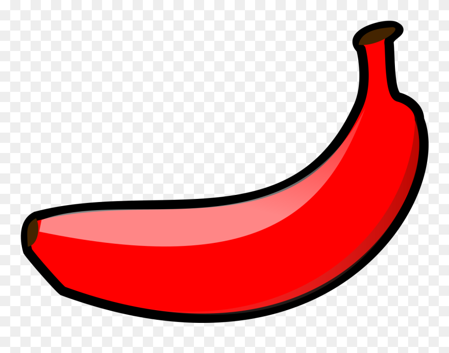 Cartoon Red Banana Clipart