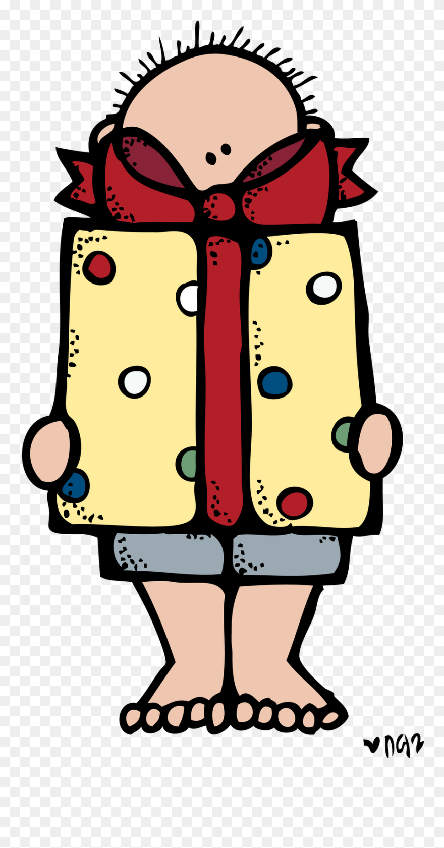 Hot Chocolate Clipart Melonheadz - Melonheadz Clipart Free Present - Png Download