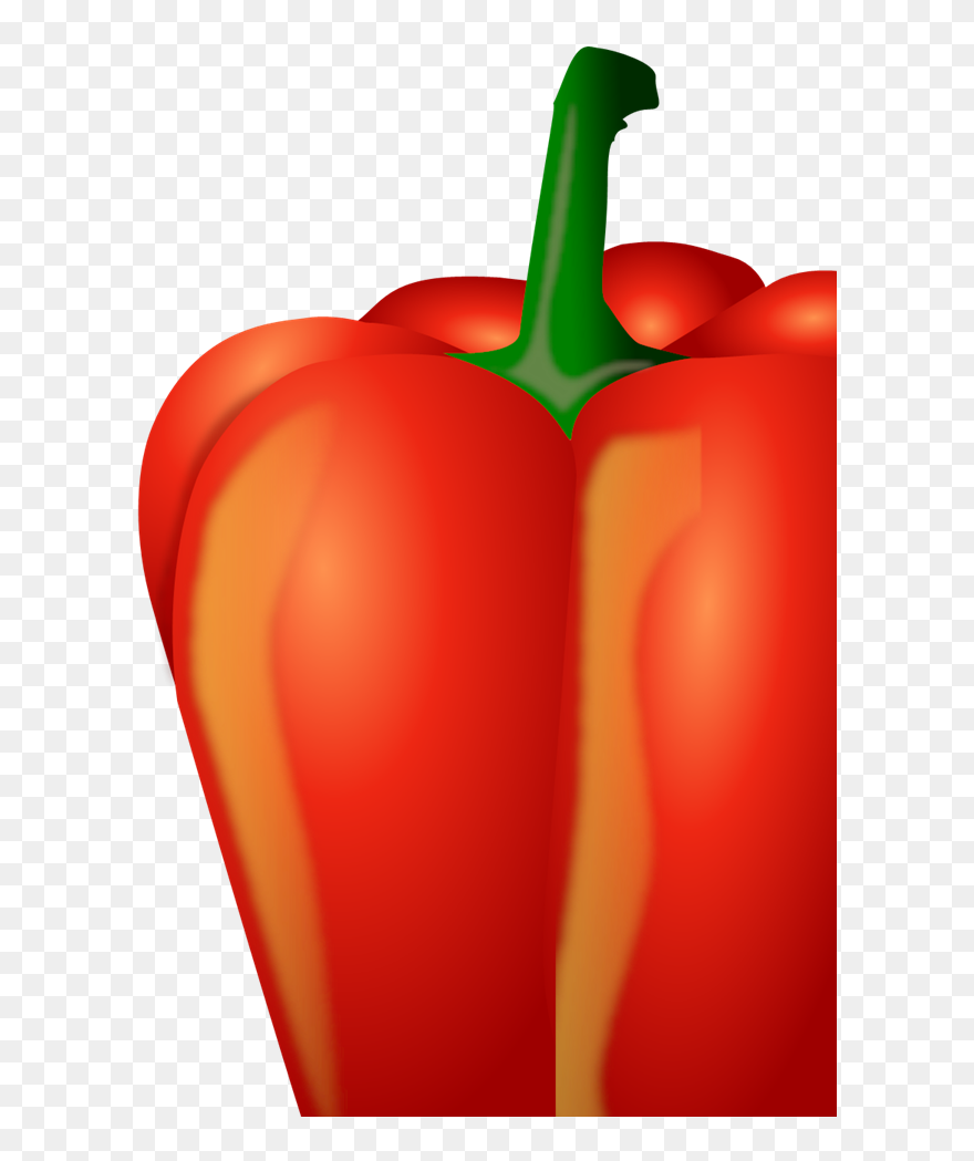 Red Bell Pepper Clip Art - Png Download