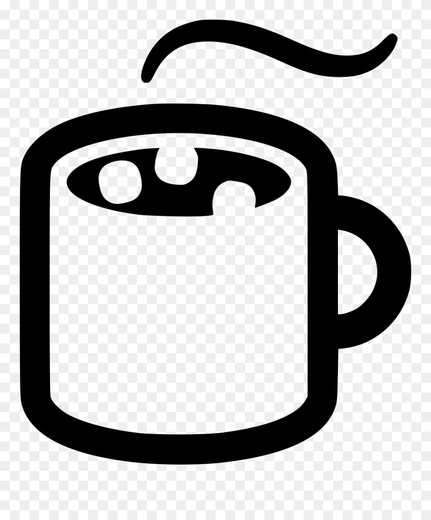 Hot Chocolate Png - Hot Cocoa Clip Art Black And White Transparent Png