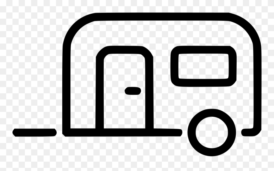 Caravan Clipart Svg - Icone Caravane Png Transparent Png