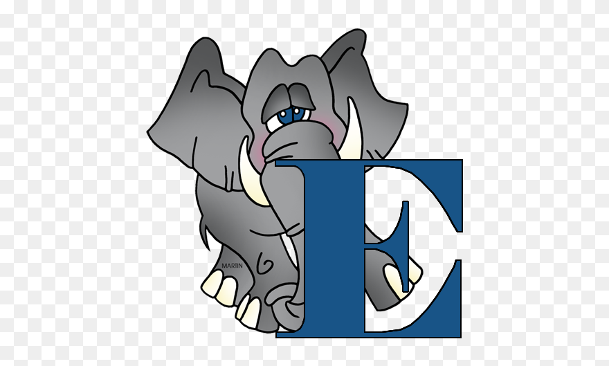 Letter E - Cartoon Clipart