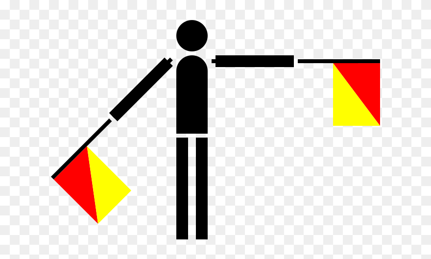 Semaphore Mike - Gerald Holton Clipart