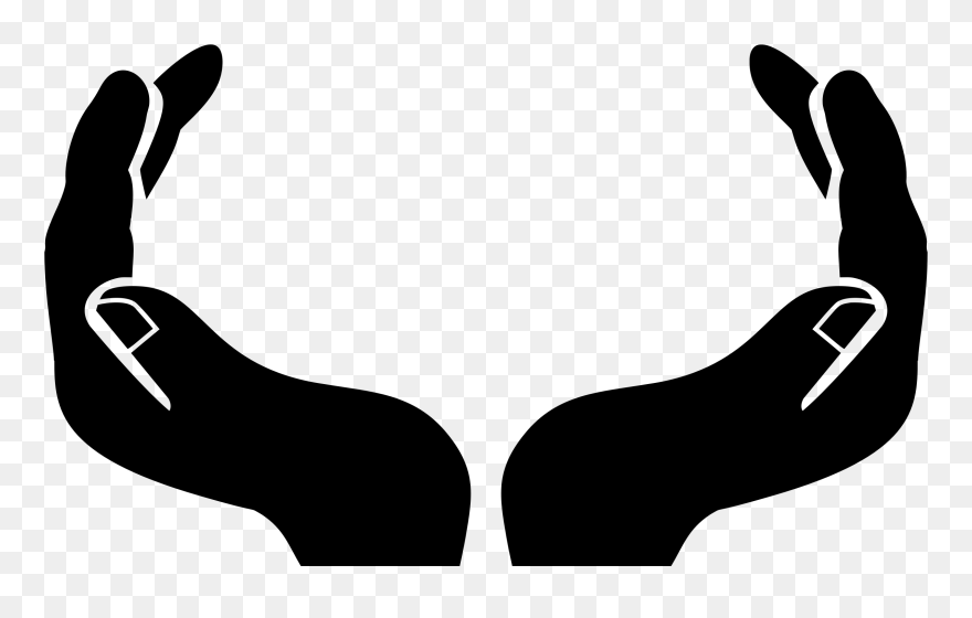 Open Hands Clip Art - Png Download