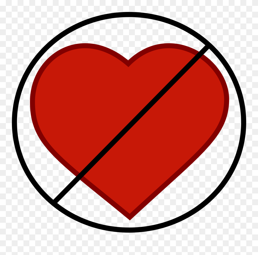Money Heart Clipart Jpg Royalty Free Library Do Divorce - Crossed Out Heart Emoji - Png Download