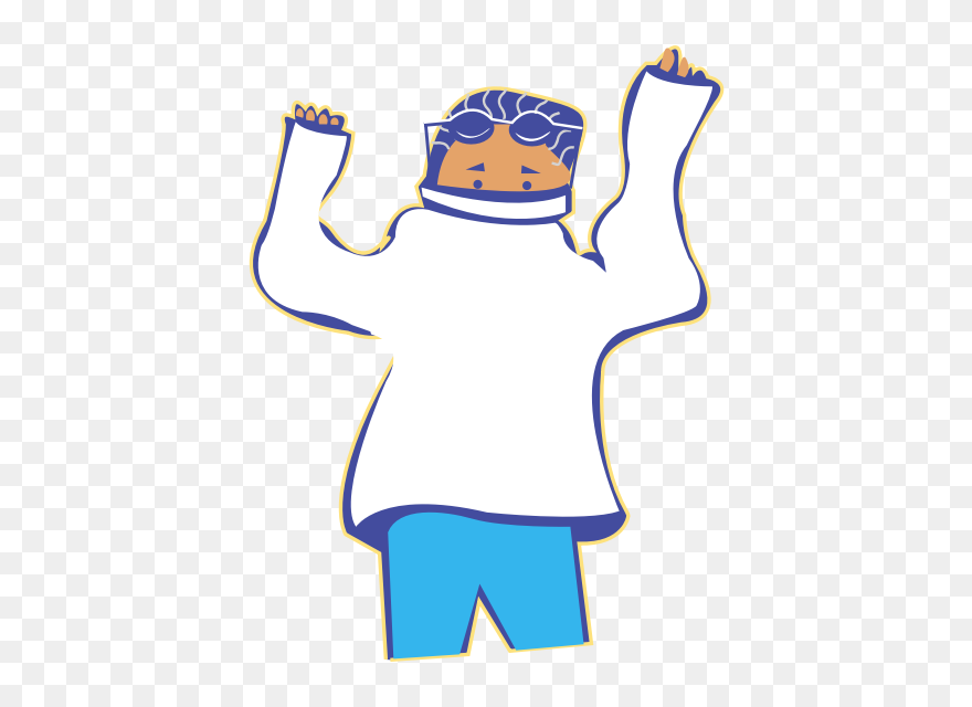 Child Puting On Shirt Vector Image Clipart