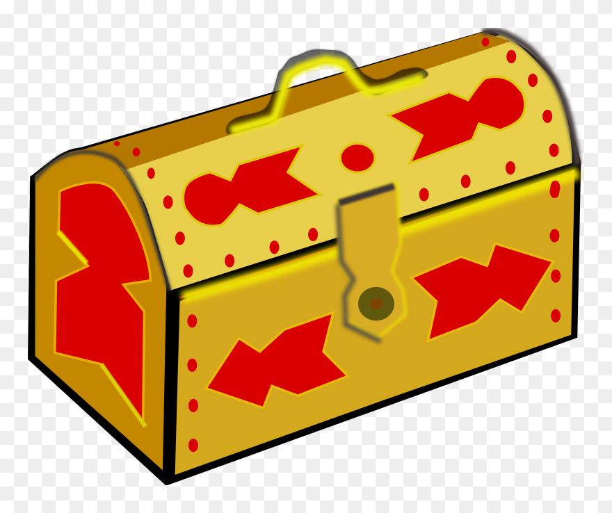 Box, Cartoon, Closed, Free, Treasure, Chest, Chests - Treasure Chest Clip Art - Png Download