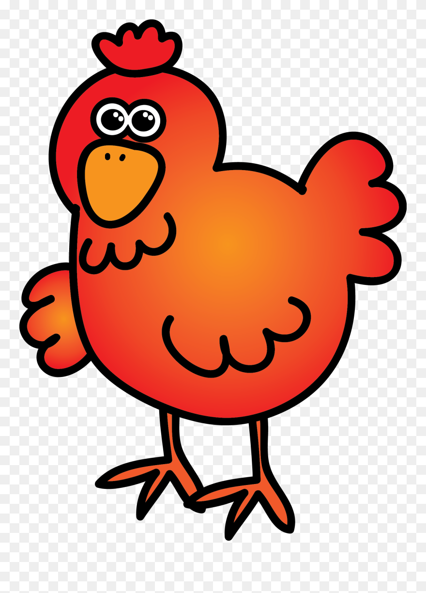 Little Red Hen Clipart - Png Download