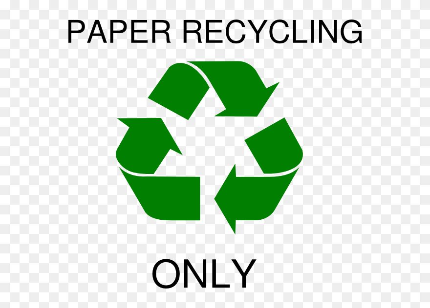 Paper Recycle Symbol Clip Art At Clker - Reduce Reuse Recycle Vector - Png Download