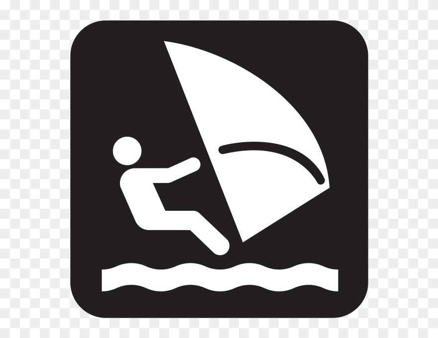 Wind Surfing Black Svg Clip Arts - Windsurfing Jokes - Png Download