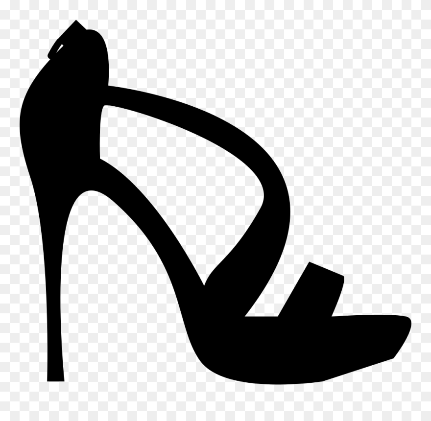 Stiletto Heel High-heeled Footwear Shoe Encapsulated - Icon High Heel Clipart