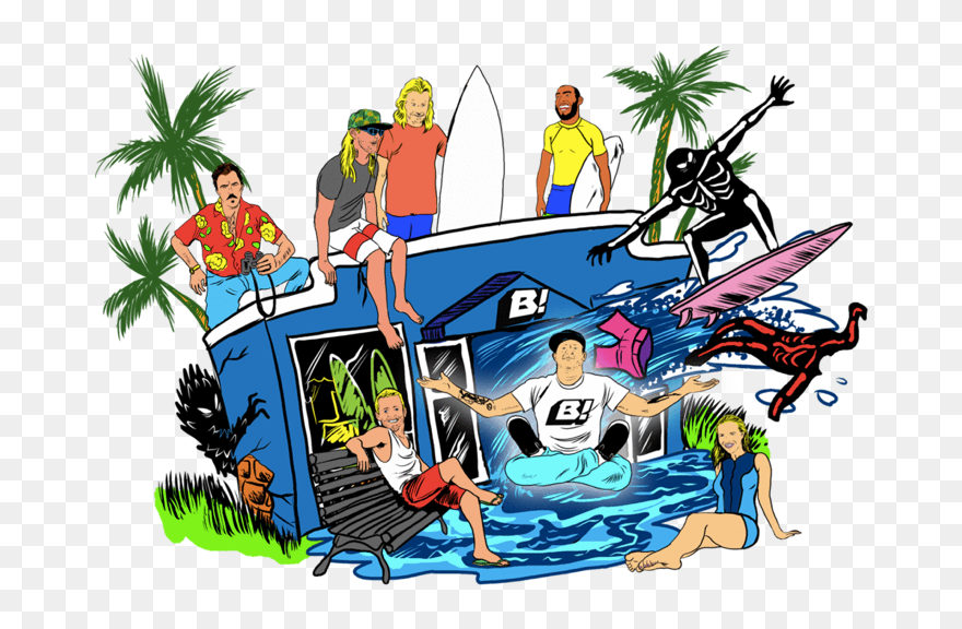 Buell Wetsuits & Surf Clipart